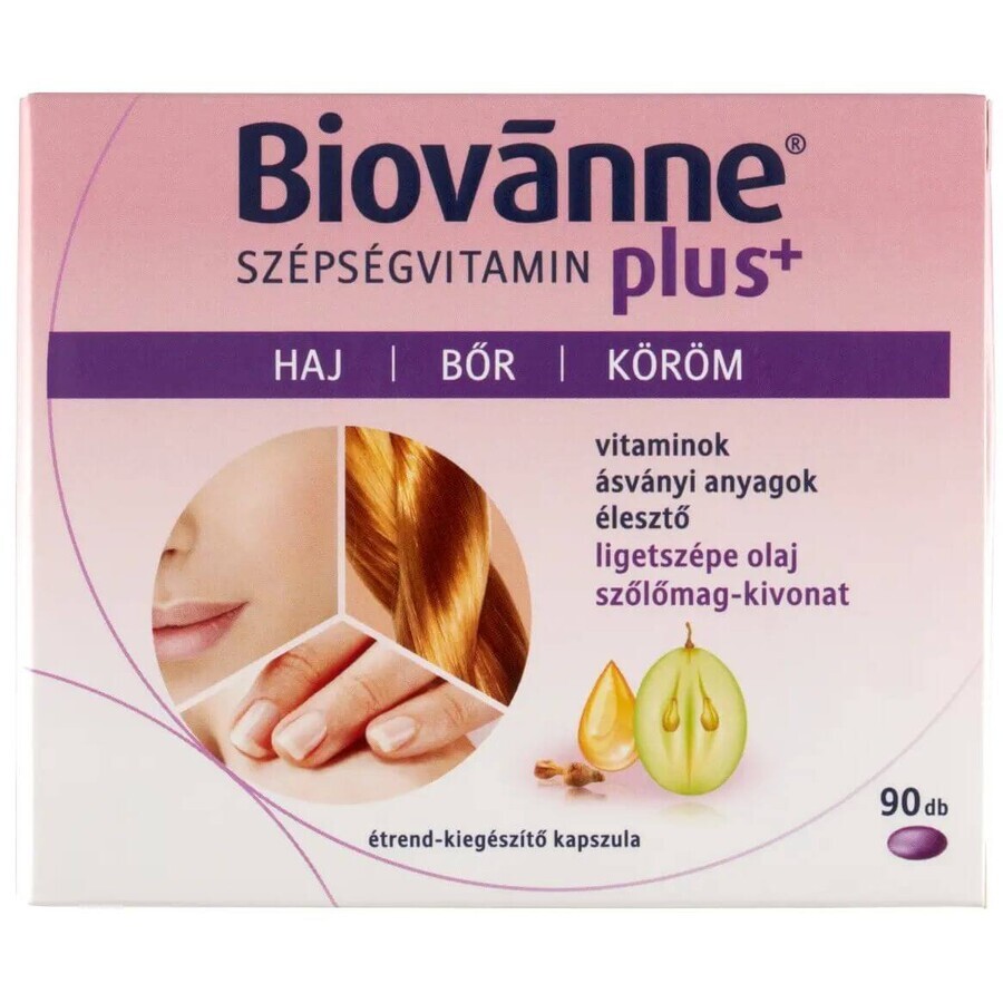 Biovánne Plus Schönheit Vitamin-Kapseln 90 Kapseln