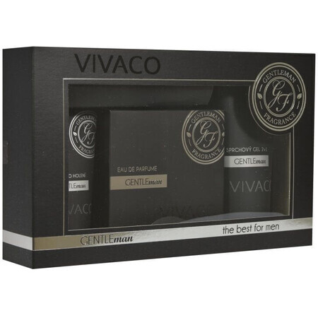 Vivaco GENTLEMAN confezione regalo cosmetica per uomo 3 pz.