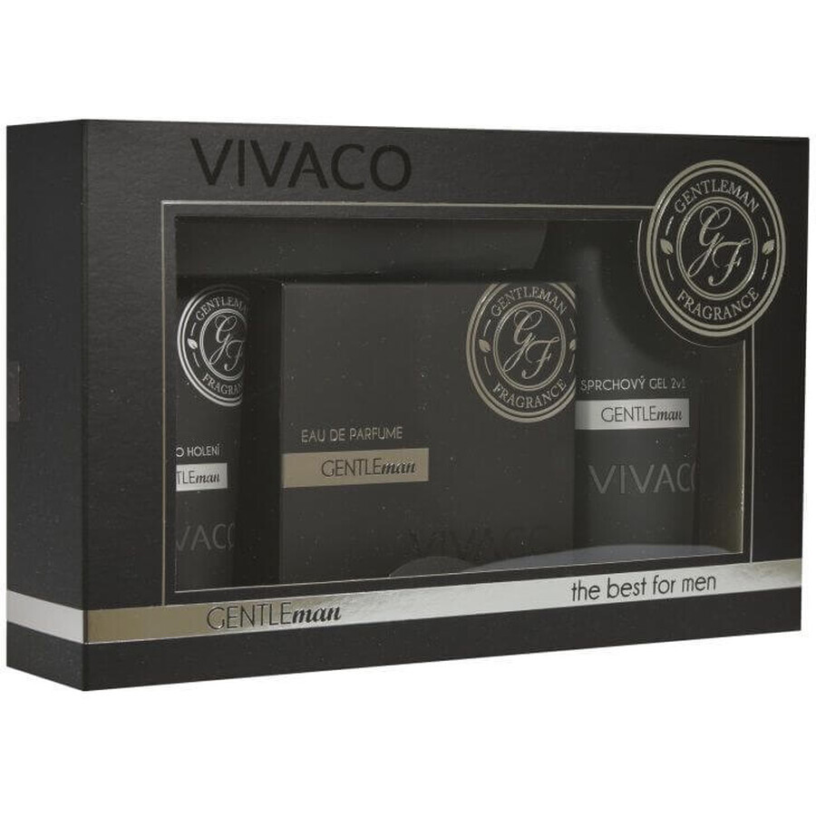 Vivaco GENTLEMAN confezione regalo cosmetica per uomo 3 pz.