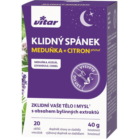 Vitar Calm Sleep 20 Portionsbeutel