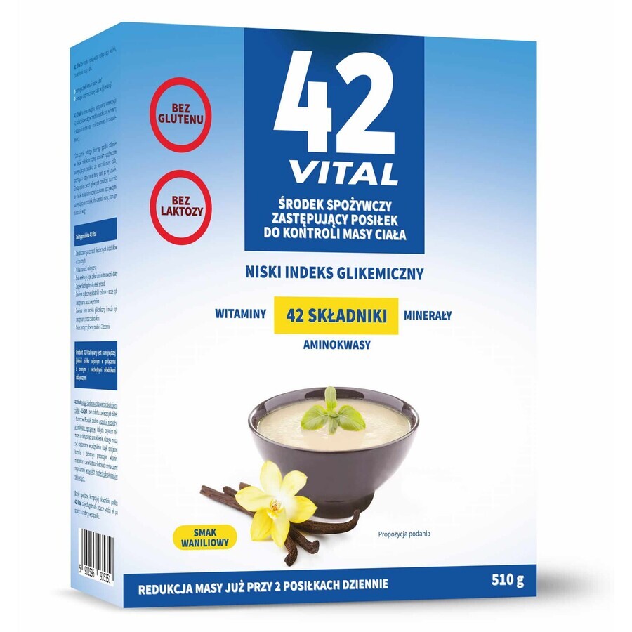 42 Vital - Dieta baja en calorías a base de plantas - Vainilla Aliness