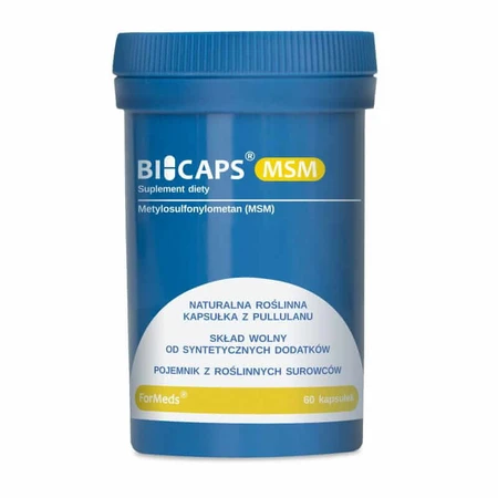 Bicaps MSM 700mg 60 caps Vormen