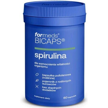 Bicaps Spirulina Hawaii 60 Kapseln 530 mg, Formeds