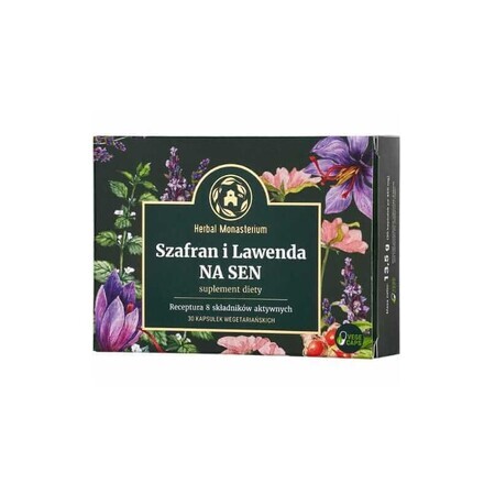 Saffron and lavender for sleep 30 capsules Herbal pharmaceutical products