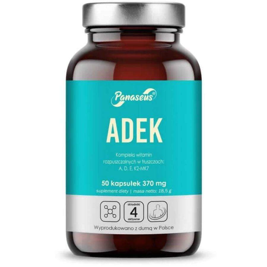 ADEK 50 gélules Panaseus