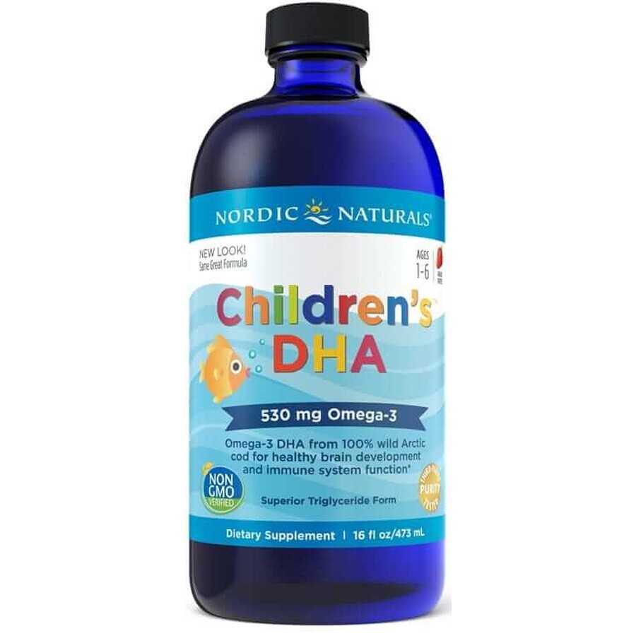 Nordic Naturals DHA für Kinder 530 mg Erdbeere 473 ml