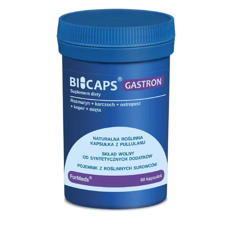 Bicaps Gastron 60 Kapseln ForMeds