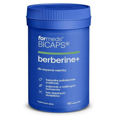 Bicaps Berberin + (Berberin hcl, Distel, Artischocken) 60 Kapseln Formeds