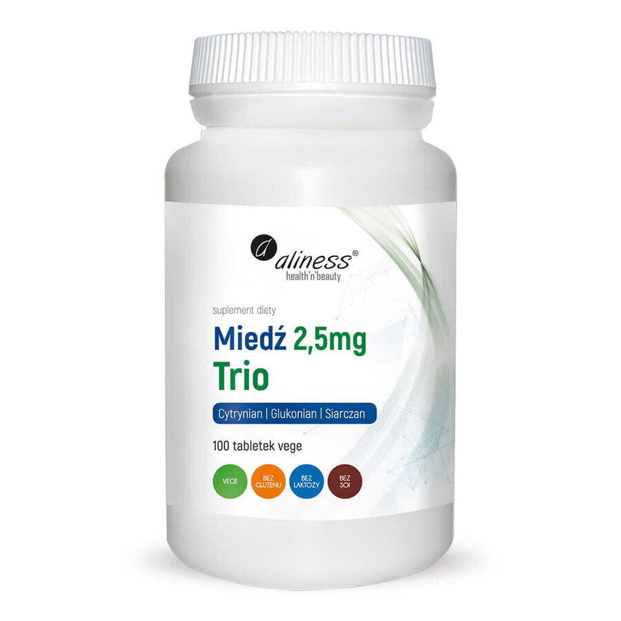 Kupfer Trio 2,5 mg, 100 Tabletten, Aliness