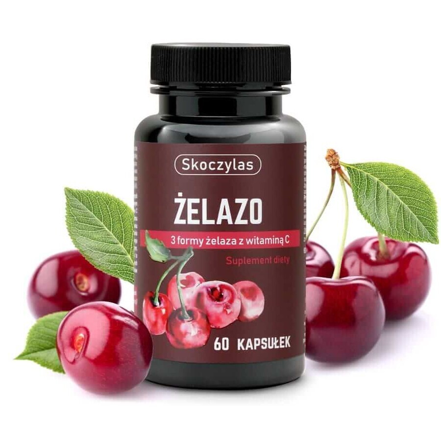 Skoczylas Eisen 3 Formen mit Vitamin C 60 Kapseln