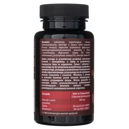Skoczylas Iron 3 forms with vitamin C 60 capsules