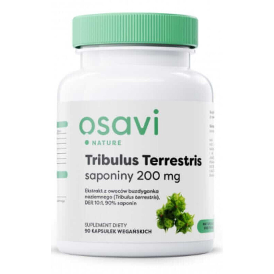 Osavi Tribulus Terrestris, Saponine 200 mg - 90 Kapseln (Muskatblüte)