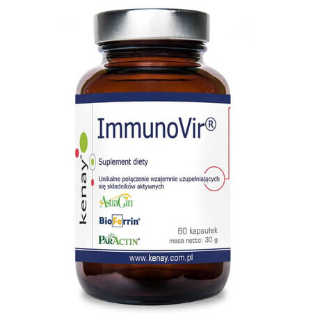 ImmunoVir (astrágalo, andrographis, raíz de regaliz) 60 cápsulas Kenay