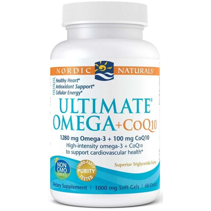 Ultimate Omega 1280 mg + CoQ10 (60 Kapseln) Nordic Naturals