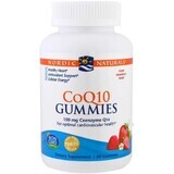 CoQ10 Gummies 100 mg Ubichinon Erdbeere (60 Gummibärchen) Nordic Naturals