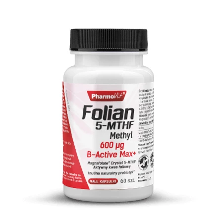 Folate 5-MTHF Methyl Folate 600 µg 60 gélules petit Pharmovit Classic