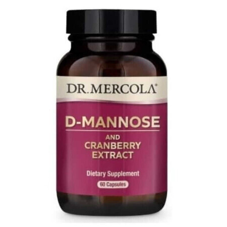 D-Mannose met veenbes 60 capsules - Dr Mercola