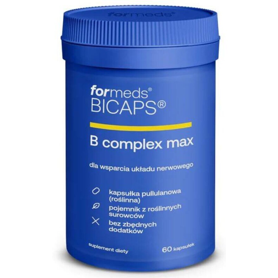 Bicaps B Complex Max 60 gélules - Formeds