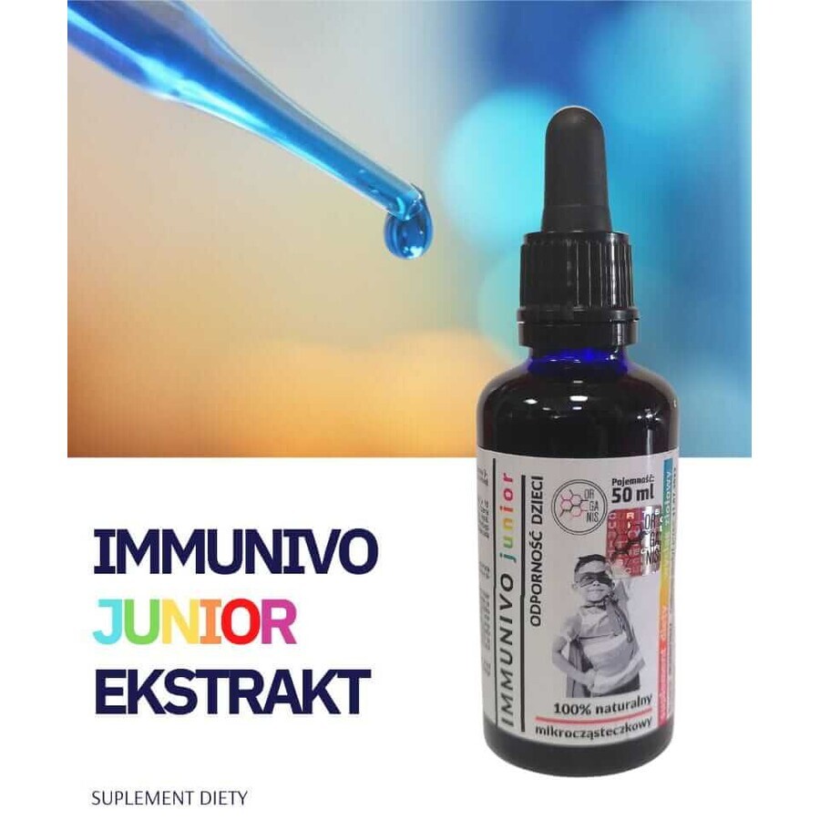 Immunivo Junior gotas inmunitarias de absorción reforzada 50 ml Organis