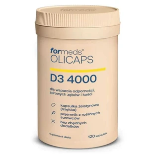 ForMeds Olicaps Witamina D3 4000, 120 kapsułek
