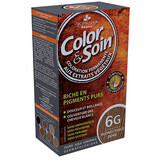 Color & Soin hair dye (dark golden blond) 6G 135ml