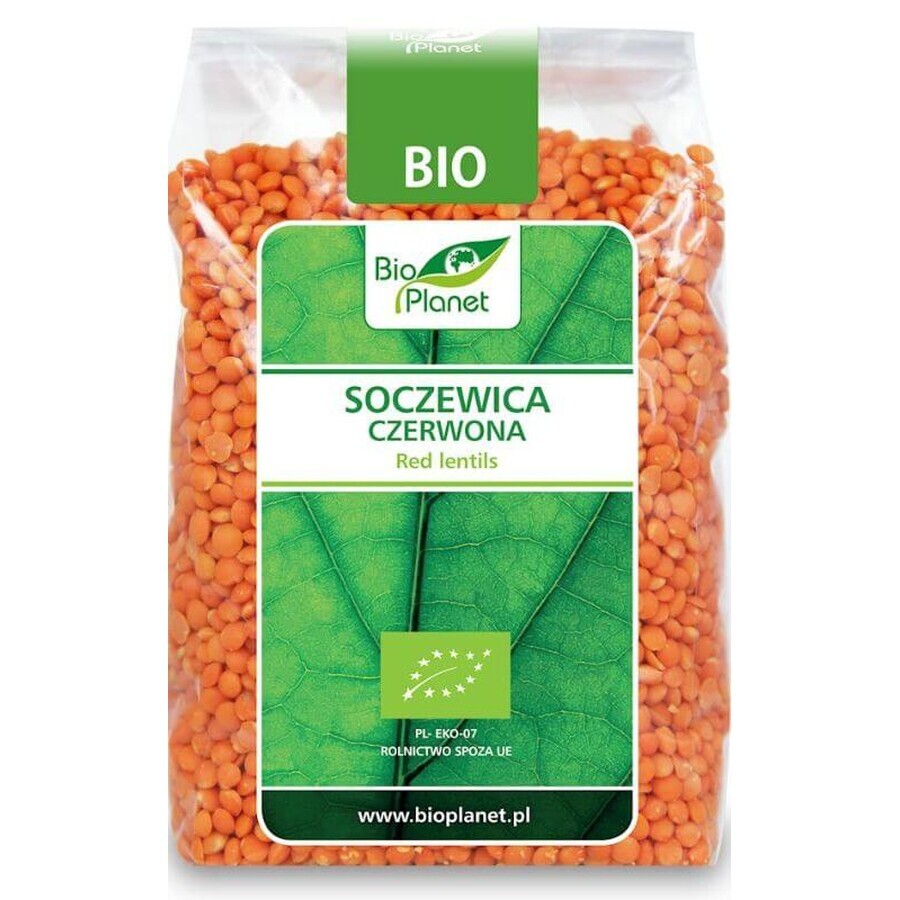 BIO PLANET Organic red lentils 400g