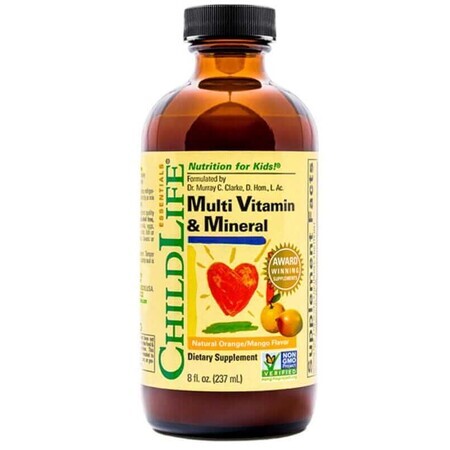 Multi Vitamin & Mineral Multivitamin und Mineral für Kinder 237 ml Child Life