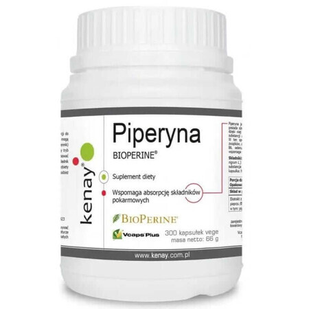 Piperin BIOPERINE - 300 Kapseln Sabinsa Kenay