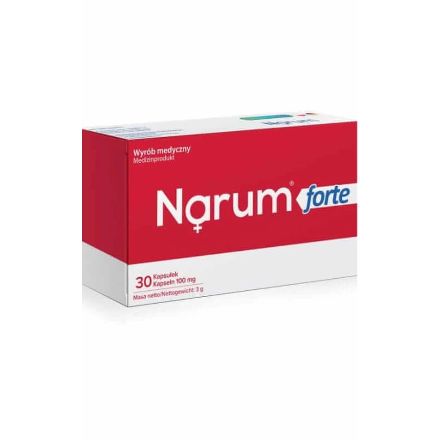 Narum Forte 100 mg, 30 gélules