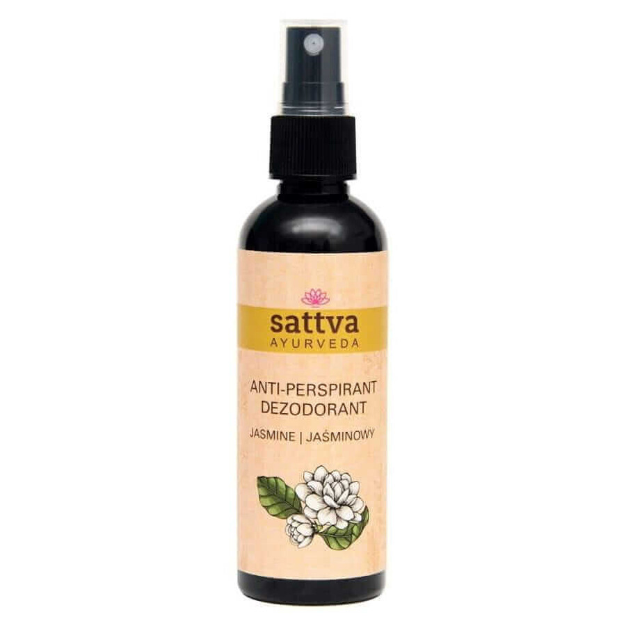 Déodorant anti-transpirant au jasmin 80ml Sattva Ayurveda