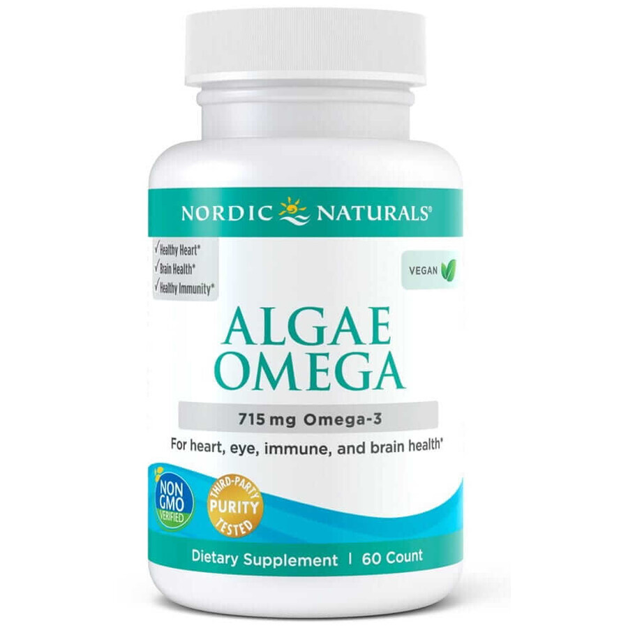 Veganes Omega 3 aus Algen 60 Kapseln Nordic Naturals