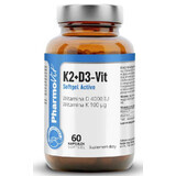 K2 + D3 4000 IU Vit Softgel Aktiv 60 Kapseln Pharmovit Clean Label