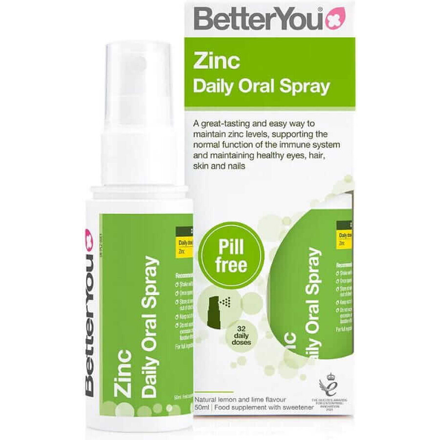 BetterYou Zinc Spray orale quotidiano 50 ml