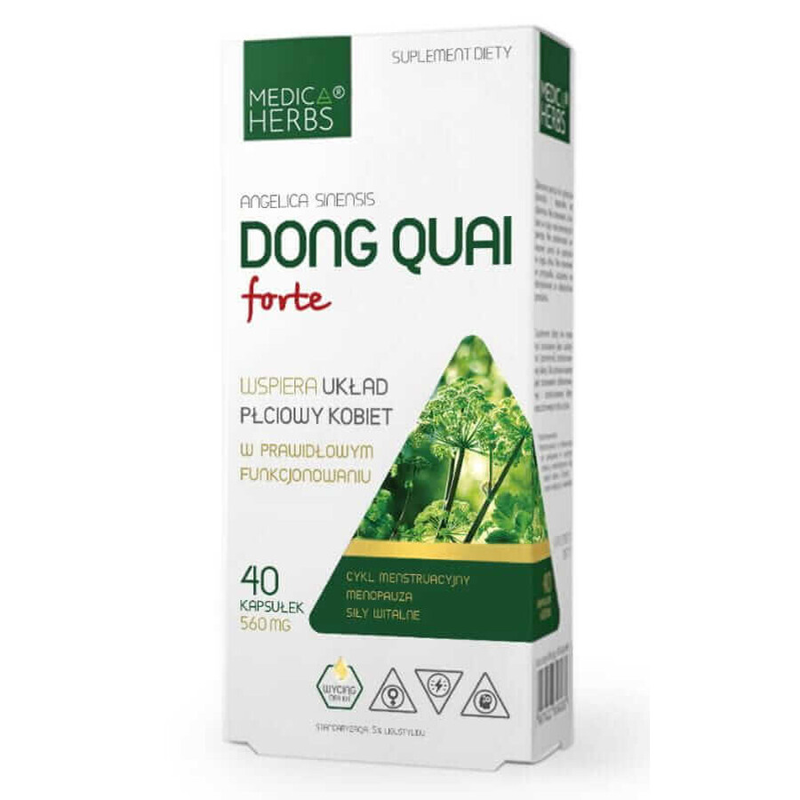 Dong Quai Forte (560mg) 40 Kapseln Medica Herbs