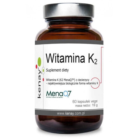 Vitamin K2 Mena Q7 aus Kichererbsen 60 Kapseln NattoPharma