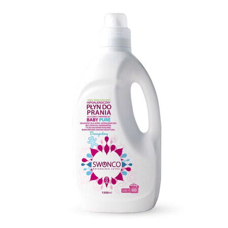 Hypoallergenes parfümfreies Waschmittel Baby Pure, 1500ml, Swonco