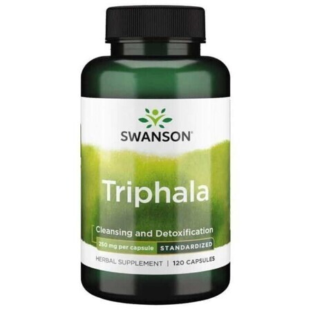 Triphala 250 mg 120 capsule Swanson