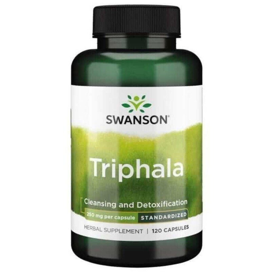 Triphala 250 mg 120 capsule Swanson