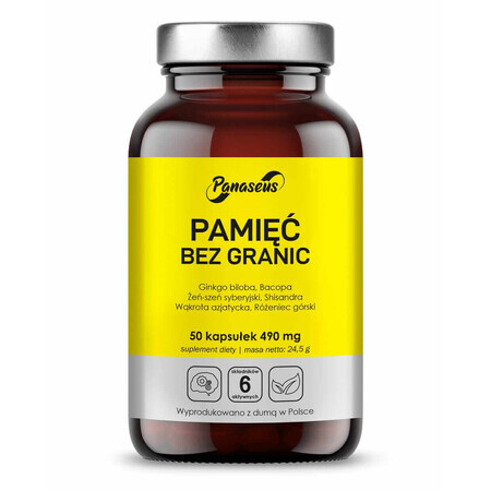 Memory without borders Panaseus 50 capsules