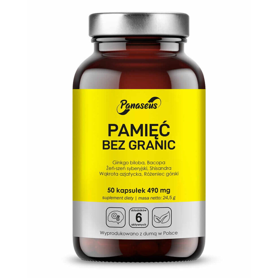 Memory without borders Panaseus 50 capsules