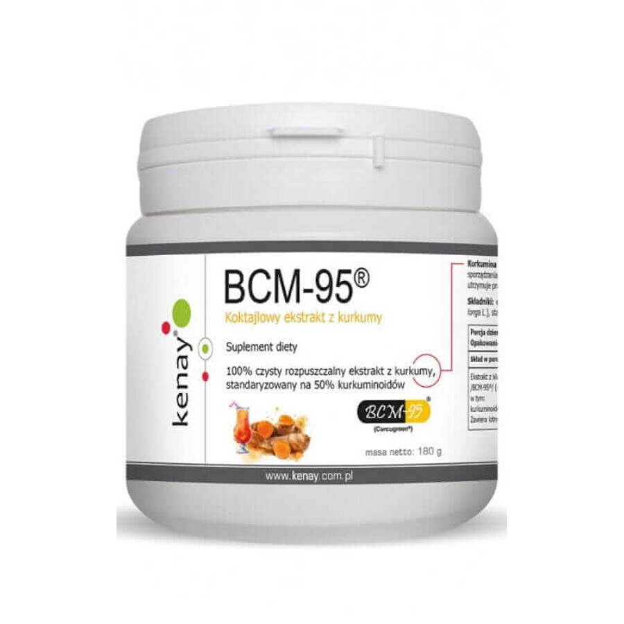 Curcuma - extrait soluble BCM-95 Biocurcumin180 g - Kenay