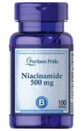 Niacinamid (Nicotins&#228;ureamid) 500 mg, 100 Tabletten Puritan&#39;s Pride