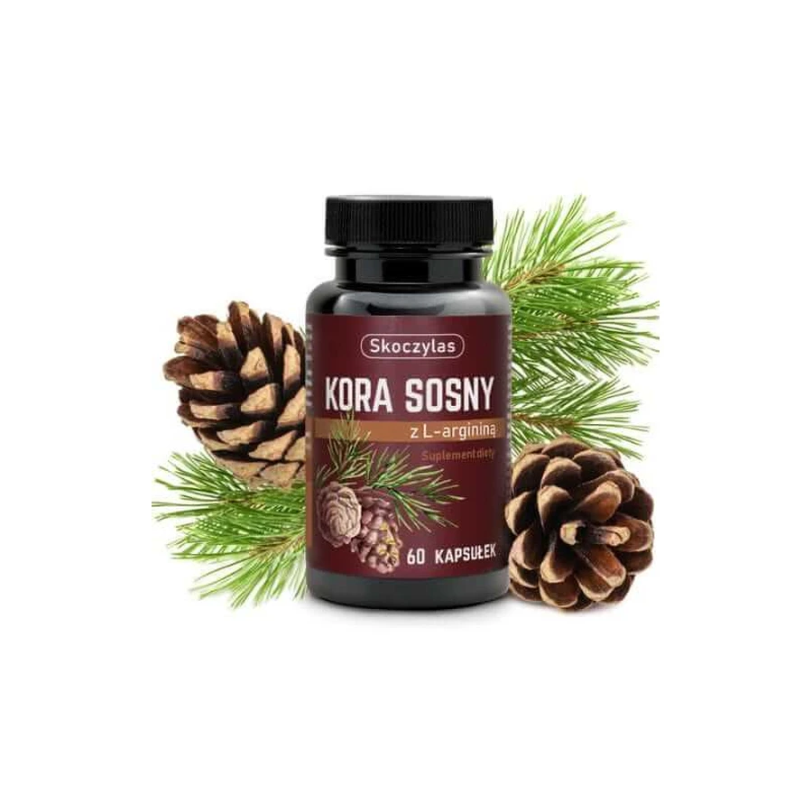 Skoczylas Pijnboomschors met arginine 60 capsules