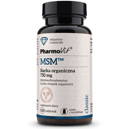 MSM organischer Schwefel, 120 Tabletten Pharmovit Classic