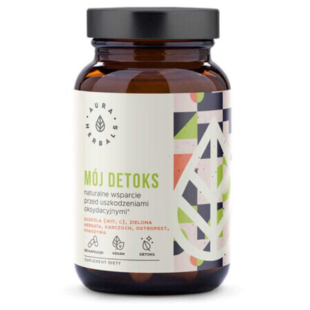 My Detox 60 capsule Aura Herbals