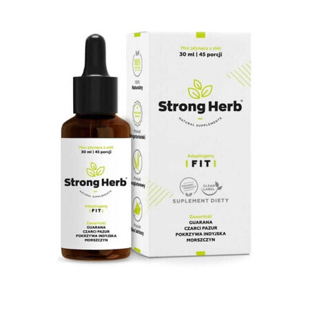 Adaptogeni FIT (guarana, gheară neagră, urzică indiană) 30 ml Strong Hemp