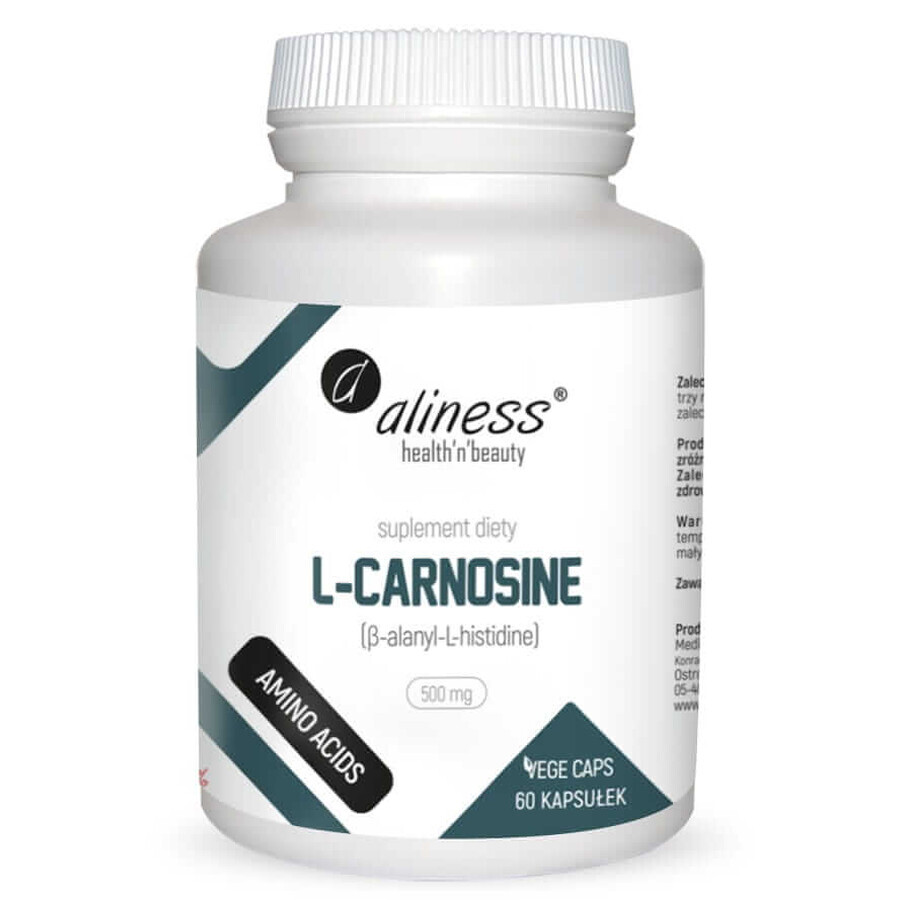 L-carnosină carnosină 500 mg (60 capsule) Aliness