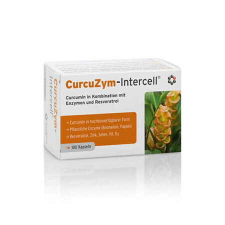 CurcuZym-Intercell - Curcumine 100 capsules