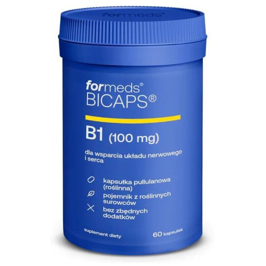 BICAPS B1 (Thiamin) 60 vegetarische Kapseln - Formeds