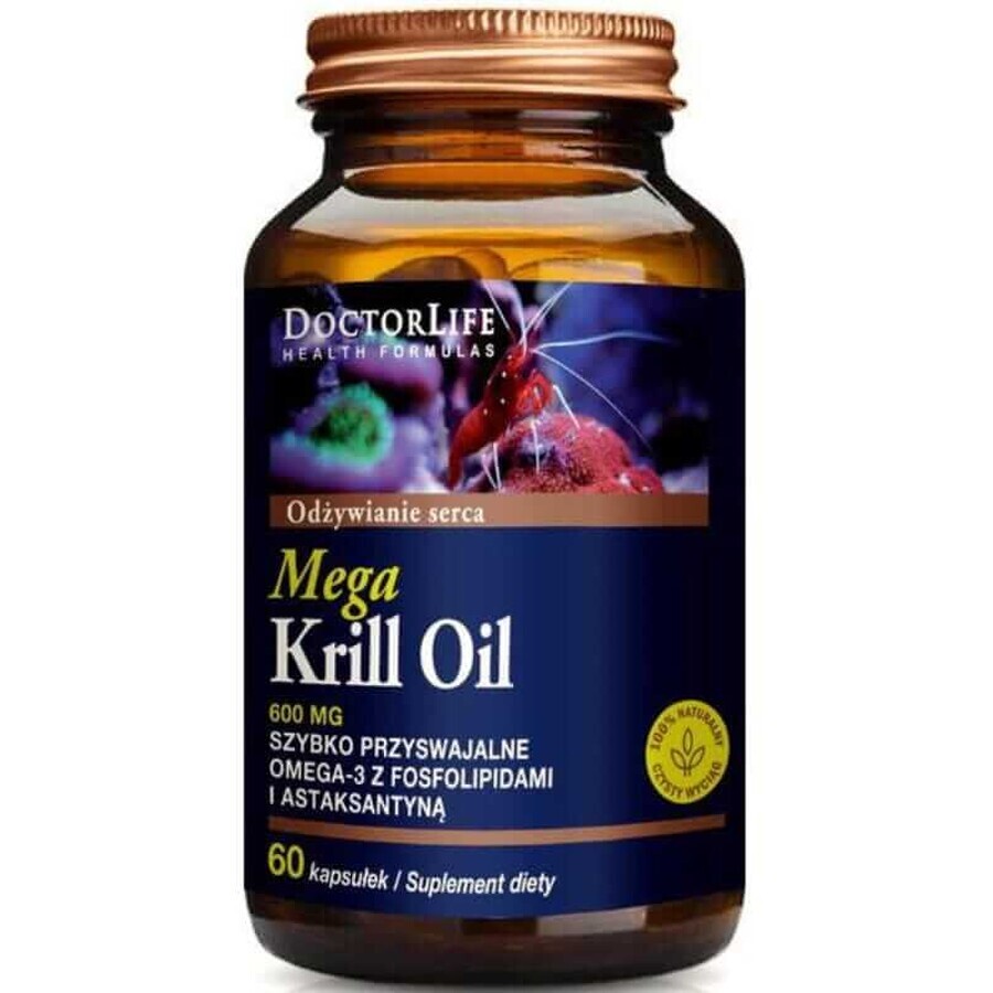 Doctor Life Mega Aceite de Krill 60 cápsulas